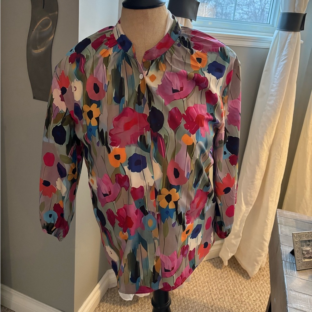 Floral Long Sleeve Blouse